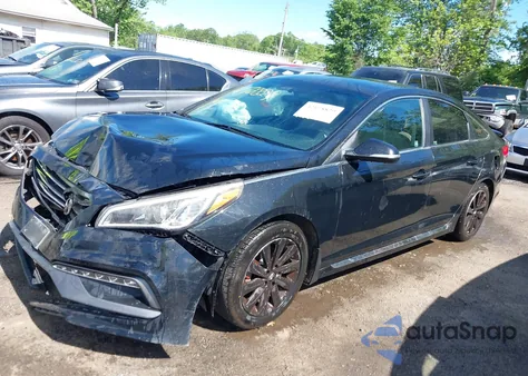 2016 Hyundai Sonata Sport из США, поврежденный, VIN 5NPE34AF6GH277790